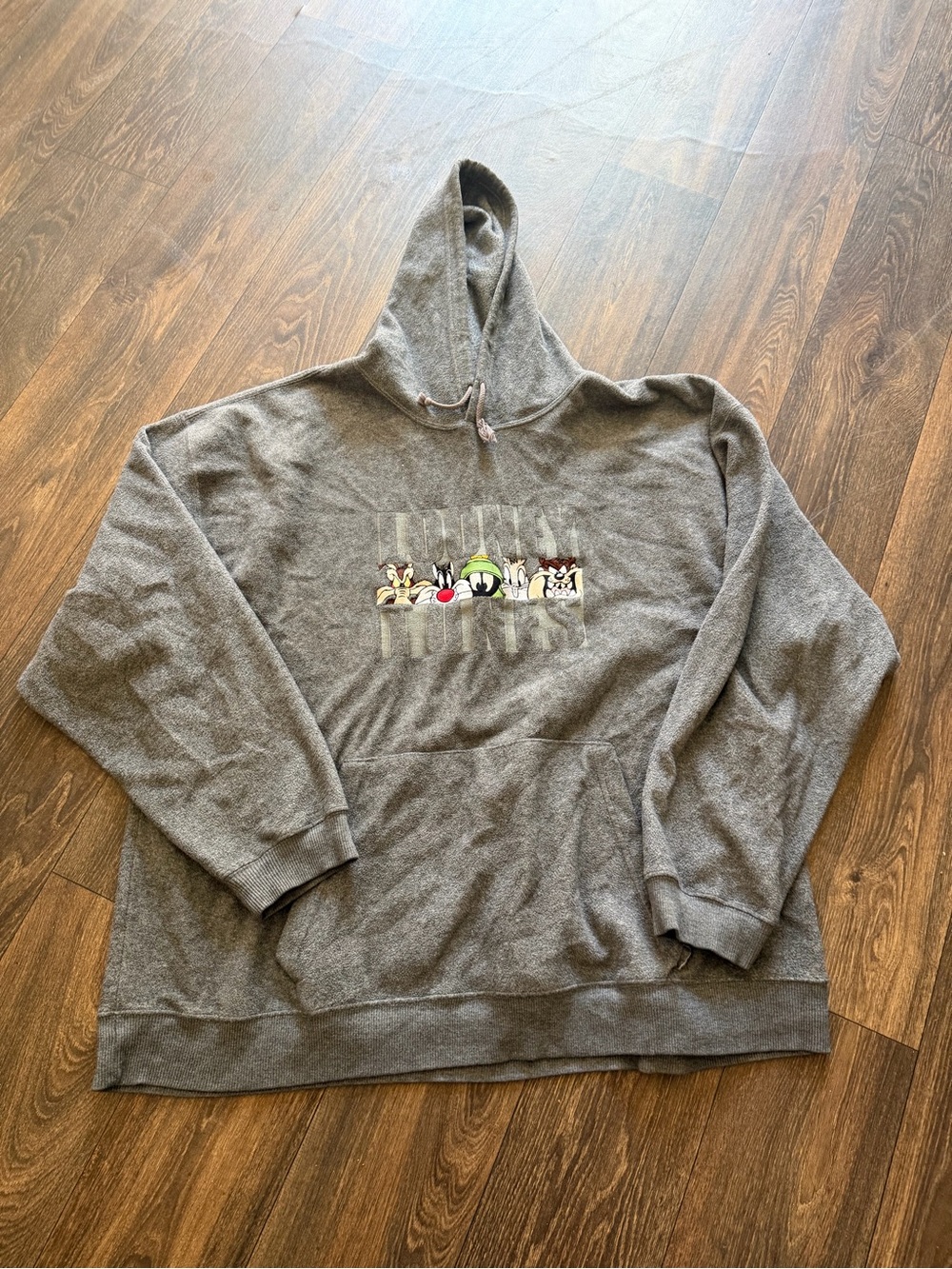 Vintage Warner Bros Looney Tunes grey hoodie
